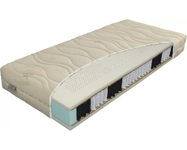 Tvrdá matrace NATURA HYDROLATEX, 27cm, 150kg, taštičková pružina