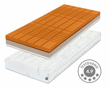 Tvrdší zdravotní matrace LEONIDAS, kokos, 18cm, 180x200cm, 150kg Tvrdší zdravotní matrace LEONIDAS, kokos, 18cm, 180x200cm, 150kg