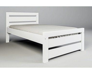 Postel z masivu - jednolůžko RHINO I. senior A0545 B, 120x200, bílý smrk Postel z masivu - jednolůžko RHINO I. senior A0545 B, 120x200, bílý smrk