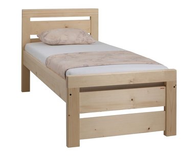 Postel z masivu - jednolůžko RHINO I. A0544, 90x200, smrk Postel z masivu - jednolůžko RHINO I. A0544, 90x200, smrk