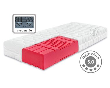 Středně tvrdá ortopedická matrace ARELIA PLUS,  24cm, 150kg, studená pěna  Středně tvrdá ortopedická matrace ARELIA PLUS,  24cm, 150kg, studená pěna
