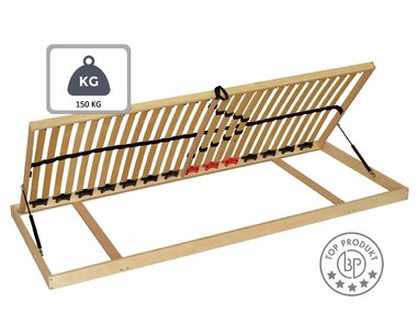 Zátěžový vyklápěcí rošt Double BVP T8, 140x200cm, 28 lamel, 150 Kg, boční výklop Zátěžový vyklápěcí rošt Double BVP T8, 140x200cm, 28 lamel, 150 Kg, boční výklop