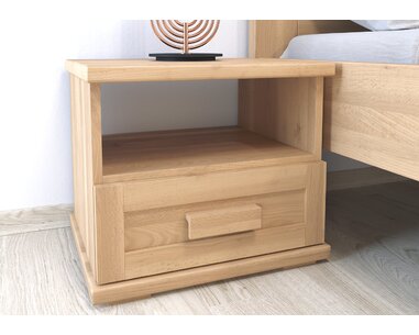 Noční stolek jednozásuvkový Laura