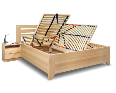 Design - postel s úložným prostorem Vanda