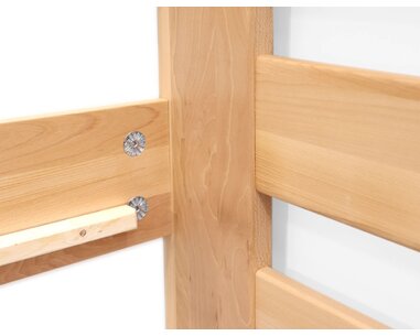 Zvýšená postel jednolůžko MIVA, 120x200, masiv buk