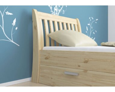 Dřevěná postel Nordica - detail