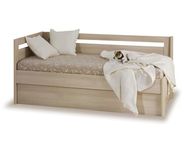 Postel ESTER jednolůžko s uložným prostorem levá