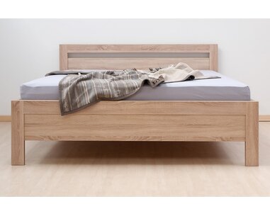 Manželská postel dvoulůžko KARLO, lamino, 160x200, 180x200 cm