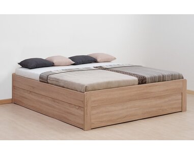 Válenda s úložným prostorem MARIKA - oblá, lamino, 160x200, 180x200 cm, boční výklop