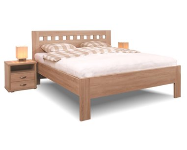 Manželská postel dvoulůžko Ella Mosaic, lamino Manželská postel dvoulůžko Ella Mosaic, lamino