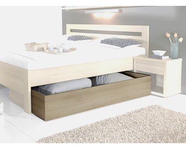 Úložný prostor pod postel 3/4, masiv buk cink jádrový Úložný prostor pod postel 3/4, masiv buk cink jádrový
