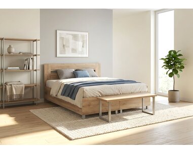 Zvýšená postel Sandra, s roštem a matrací