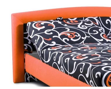 Čalouněná postel MAXRELAX, s úložným prostorem - pohled č. 2
