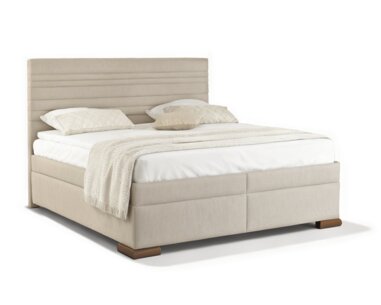 Americká postel boxspring NUVIA 200x200cm, s matracemi a úložným prostorem 