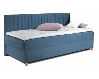 Postel boxspring s úložným prostorem NOVO - dlouhé čelo Postel boxspring s úložným prostorem NOVO - dlouhé čelo