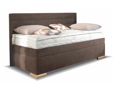 Postel boxspring VENETO s bočním čelem a úložným prostorem 100x200 Postel boxspring VENETO s bočním čelem a úložným prostorem 100x200