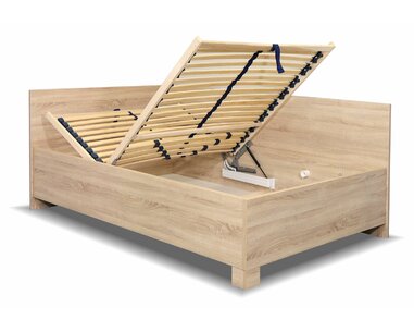 Rohová zvýšená postel Relita, s úložným prostorem, 120x200  Rohová zvýšená postel Relita, s úložným prostorem, 120x200