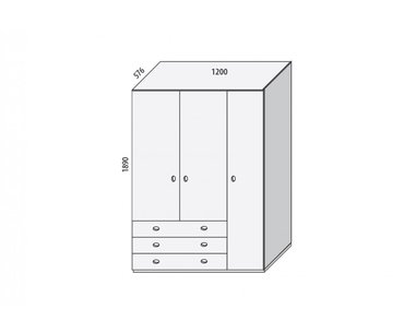 Pološatní skříň D514/BC-Domino, masiv buk Pološatní skříň D514/BC-Domino, masiv buk