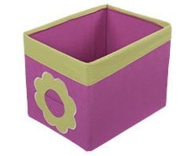 Textilní box do regálu D622 - Kytka - pohled č. 1