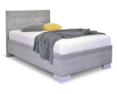 Čalouněná postel s úložným prostorem Laterna, 90x200 cm