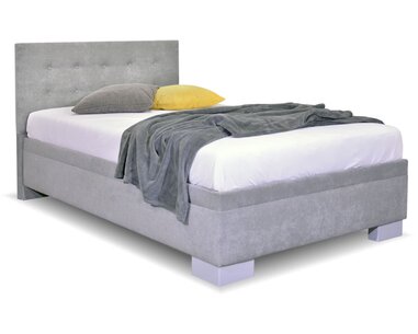 Čalouněná postel s úložným prostorem Laterna, 140x200 cm