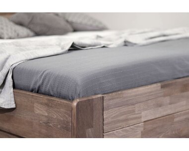 Postel s úložným prostorem ARION 2, 90x200, masiv buk