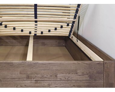 Postel s úložným prostorem ARION 2, 140x200, masiv buk