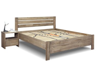 Zvýšená postel z masivu Mistral, masiv buk