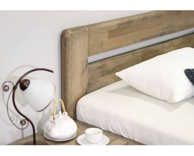 Zvýšená postel s úložným prostorem Primátor, 80x200, 90x200, masiv buk