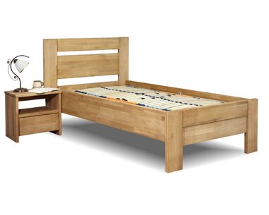 Zvýšená postel z masivu Orfeus, 80x200, 90x200, masiv buk