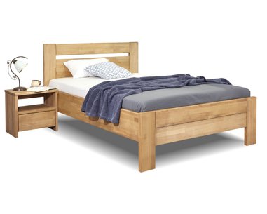 Zvýšená postel z masivu Orfeus, 140x200, masiv buk Zvýšená postel z masivu Orfeus, 140x200, masiv buk