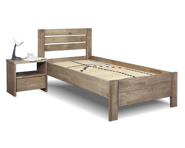Postel z masivu Mistral, 120x200, masiv buk