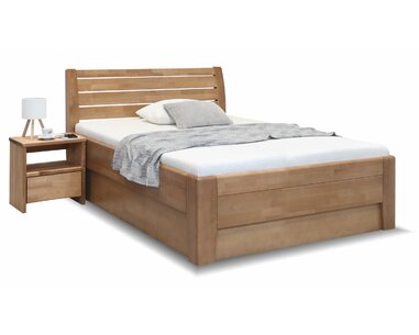 Postel s úložným prostorem Concepta, 140x200, masiv buk Postel s úložným prostorem Concepta, 140x200, masiv buk