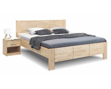 Postel dvoulůžko z masivu ENERGY 200x200, masiv buk Postel dvoulůžko z masivu ENERGY 200x200, masiv buk