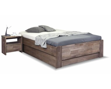 Postel s úložným prostorem FUTON, 140x200, masiv buk  Postel s úložným prostorem FUTON, 140x200, masiv buk