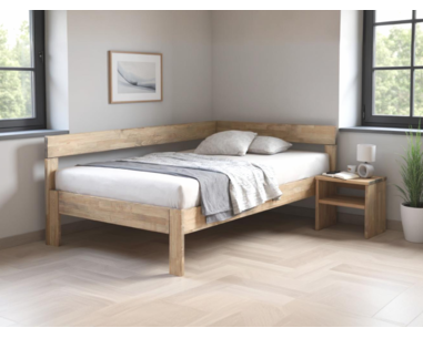 postel jednolůžko Tiffany 120x200, masiv buk, Levá