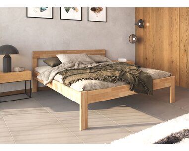 Postel dvoulůžko z masivu TYLIA - interier