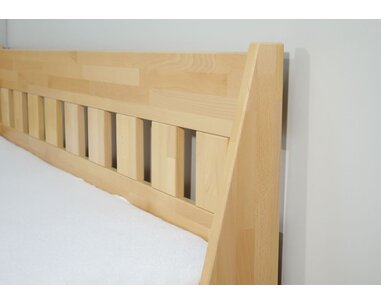 Dřevěná rozkládací postel ARLETA TWIN - LEVÁ, masiv buk, 90-160x200cm - pohled č. 4