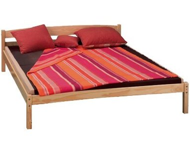 Postel z masivu - dvojlůžko IA7807 180x200, masiv borovice, nelakovaná Postel z masivu - dvojlůžko IA7807 180x200, masiv borovice, nelakovaná