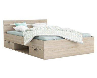 Multifunkční postel s úložným prostorem IA471726 140x200, lamino, dub kronberg Multifunkční postel s úložným prostorem IA471726 140x200, lamino, dub kronberg