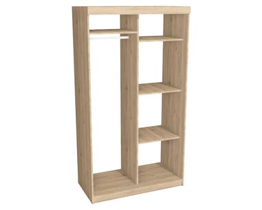 Kombinovaná skříň s posuvnými dveřmi EVITA 12, šířka 120 cm