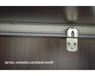 Šatní skříň s posuvnými dveřmi EVITA 15, šířka 150 cm