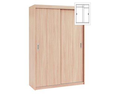 Šatní skříň s posuvnými dveřmi EVITA 15, šířka 150 cm Šatní skříň s posuvnými dveřmi EVITA 15, šířka 150 cm
