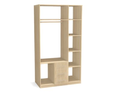 Kombinovaná skříň s posuvnými dveřmi ZORIA 3, šířka 120 cm