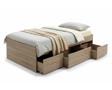 Vyvýšená válenda s úložným prostorem BETA, 90x200cm