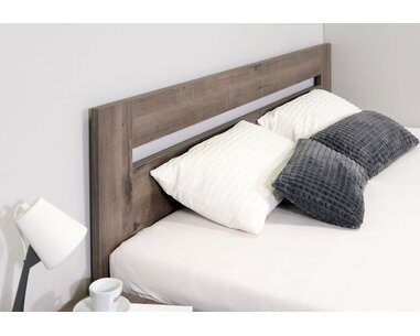 Detail čela - úložná postel Elevia