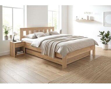 Dvoulůžko s úložným prostorem MALAGA, boční výklop