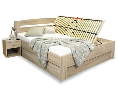postel s úložným prostorem Maria
