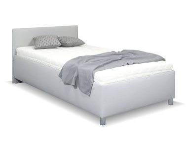 Zvýšená čalouněná postel s úložným prostorem Lyoneta, 120x200, světle šedá Zvýšená čalouněná postel s úložným prostorem Lyoneta, 120x200, světle šedá