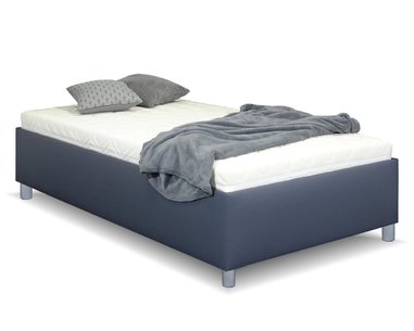 Zvýšená válenda s úložným prostorem Roneta, 90x200, tmavě šedá Zvýšená válenda s úložným prostorem Roneta, 90x200, tmavě šedá